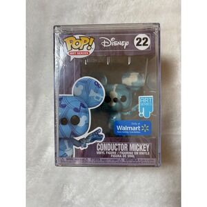 Funko Pop Disney Art Series Conductor Mickey 22 Walmart Exclusive with Protector